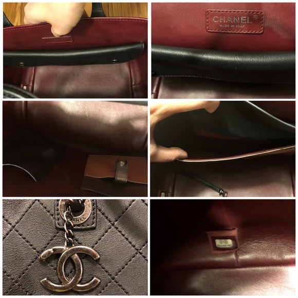 🚫SOLD🚫 Chanel Classic Tote Shoulder Bag Calfskin - Picture 7 of 8